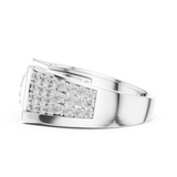 Gold Ring LR-01 (14), White Gold, view 3