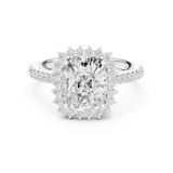 Gold Ring DDLR-732, White Gold, view 4