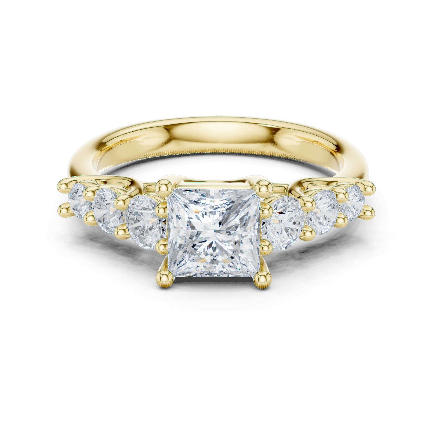 Gold Ring DDLR-703, Yellow Gold