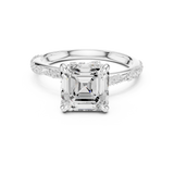 Gold Ring DDLR-961, White Gold, view 4