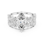 Gold Ring DDLR-942, White Gold, view 4