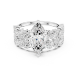 Gold Ring DDLR-942, White Gold, view 4