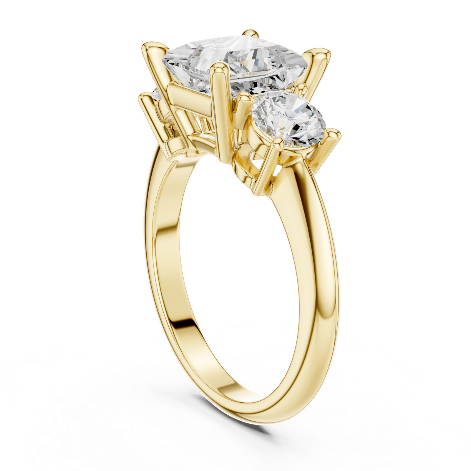 Gold Ring DDLR-904, Yellow Gold, view 1