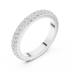 Gold Ring DDLR-376, White Gold, view 2