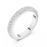 Gold Ring DDLR-376, White Gold, view 2