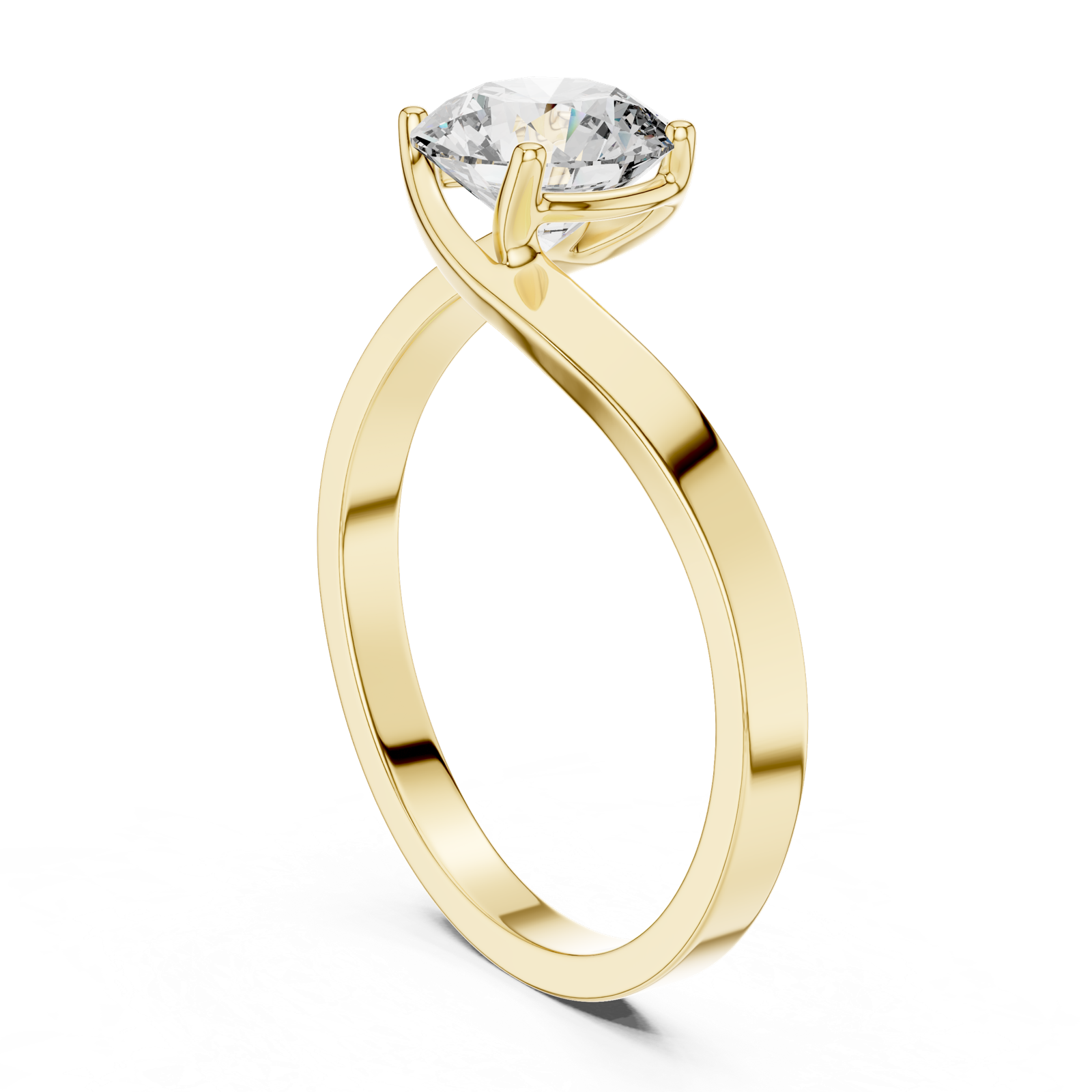 Gold Ring LR-0023, Yellow Gold, view 1