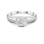 Gold Ring LR-0304, White Gold