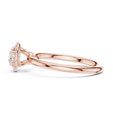 Gold Ring LR-0215, Rose Gold, view 3