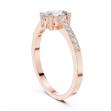 Gold Ring ALR-114, Rose Gold