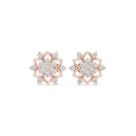 Gold Earrings Earring, Rose Gold, view 4