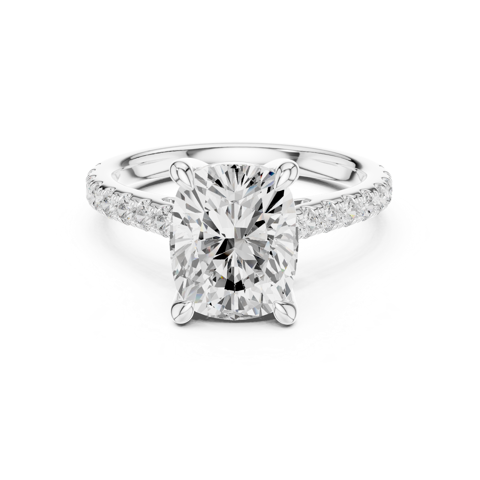 Gold Ring DDLR-250 -ECU, White Gold, view 4