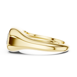 Gold Jewelry L36-4, Radiant center stone, Yellow Gold, view 3