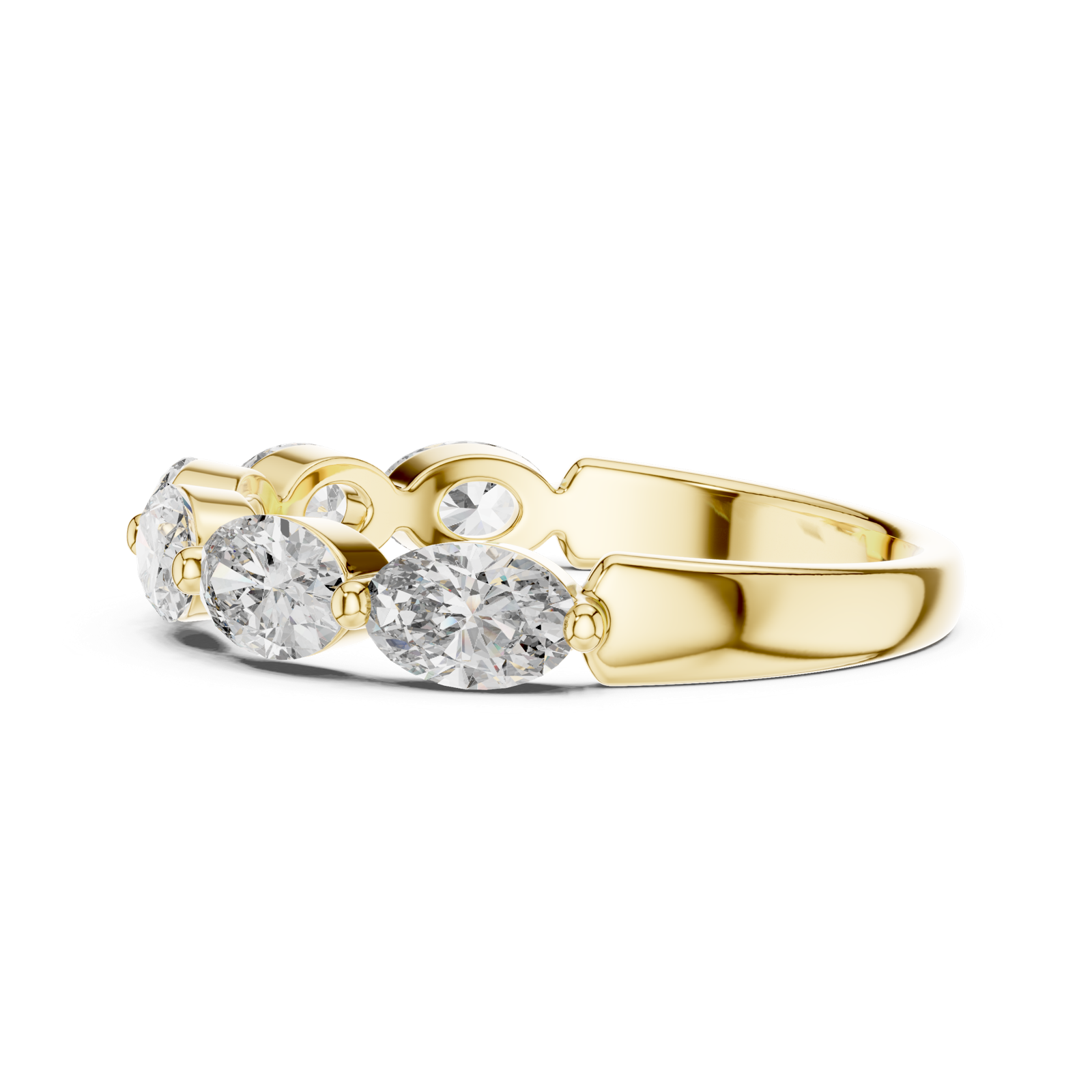 Gold Ring DDLR-002, Yellow Gold, view 3