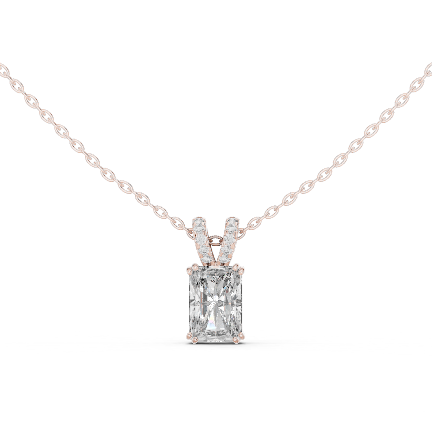 Gold Pendant GPD-0026, Rose Gold