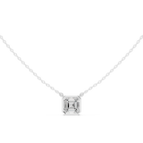 Gold Jewelry, Asscher center stone, White Gold, view 4