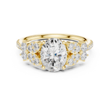 Gold Ring DDLR-1052, Yellow Gold, view 4
