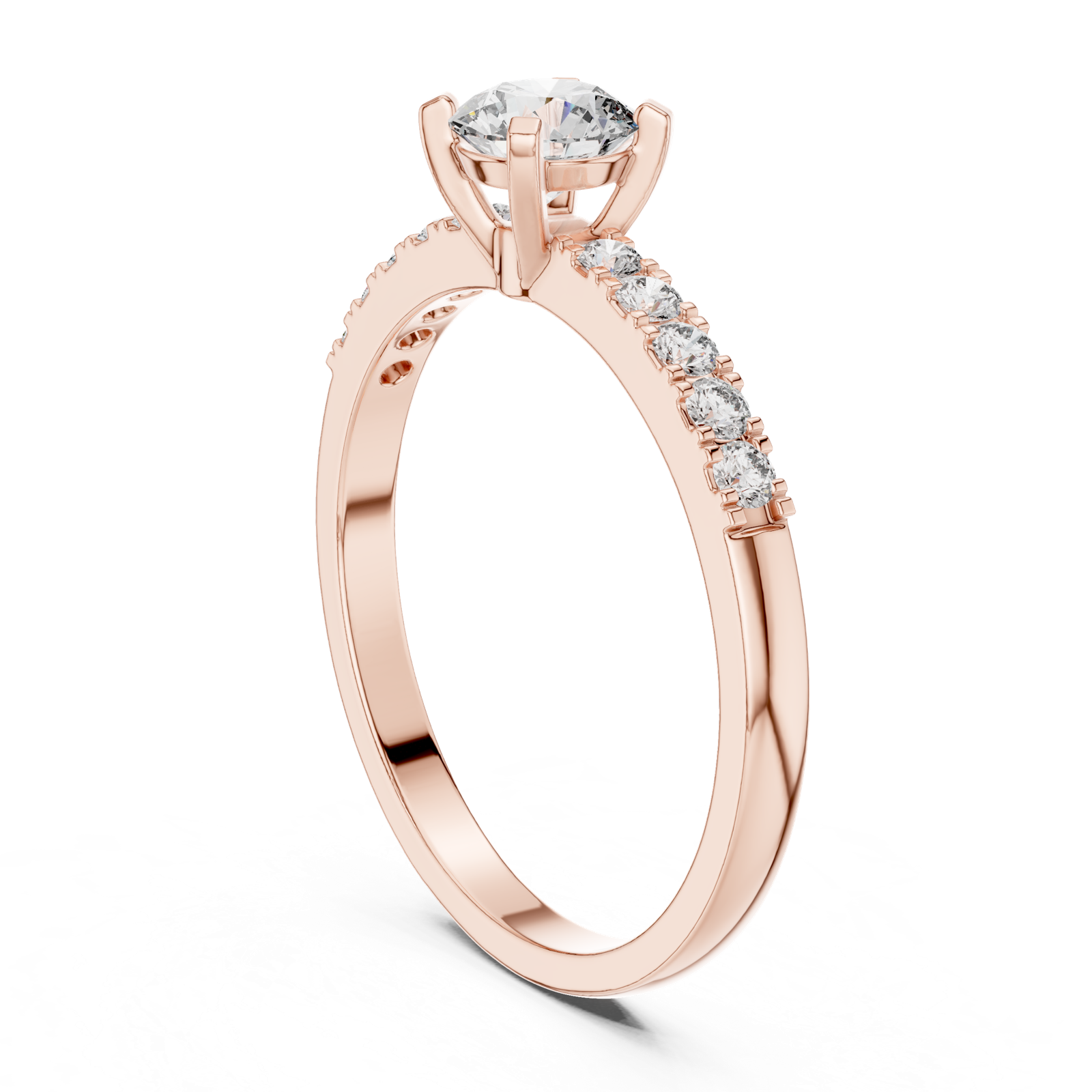 Gold Ring HLR-111, Rose Gold