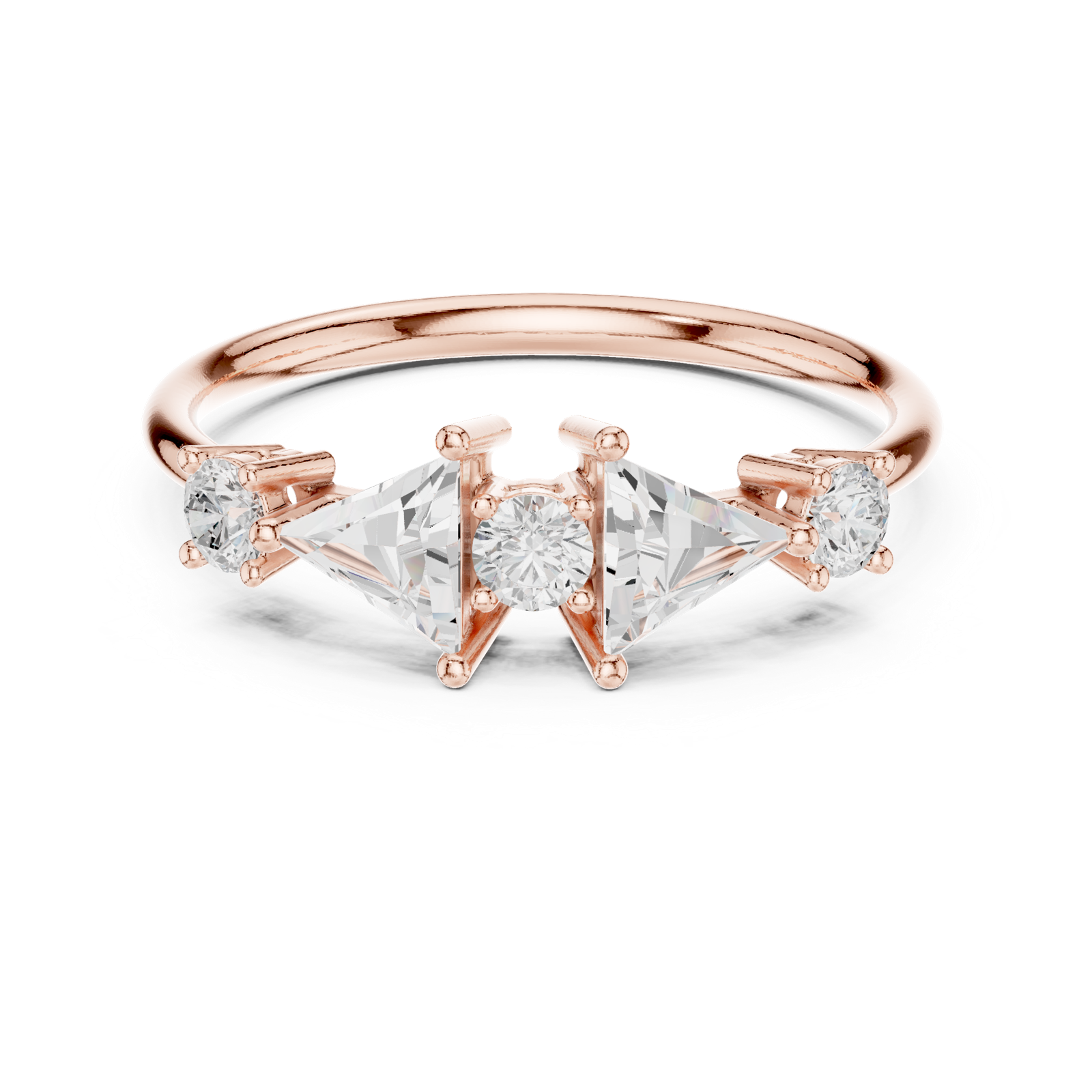 Gold Ring Ledis Ring, Rose Gold, view 4