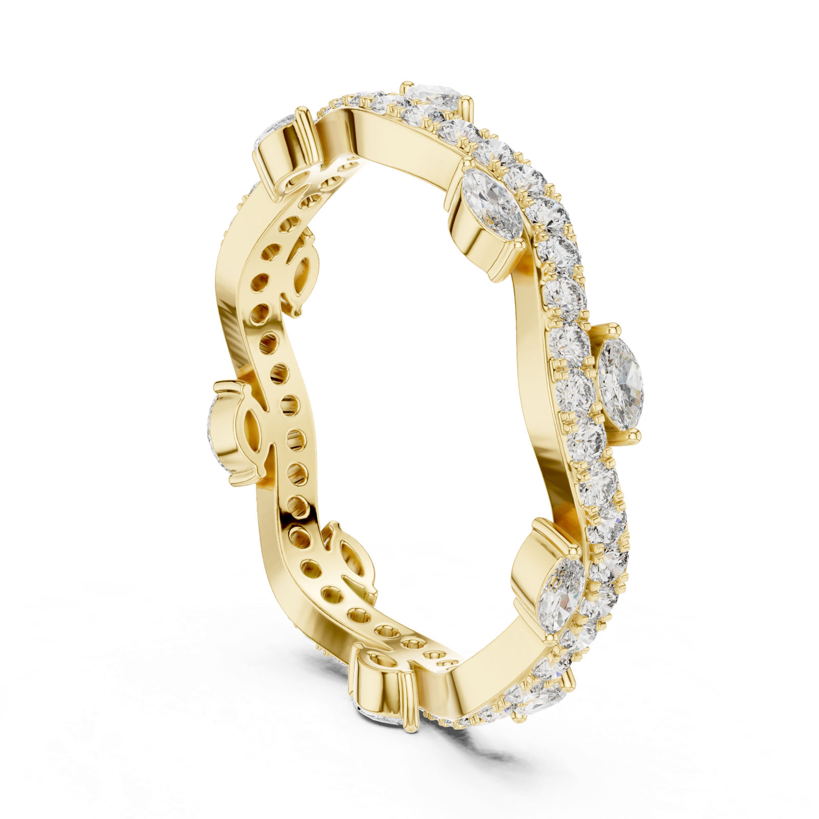 Gold Ring DDLR-237, Yellow Gold