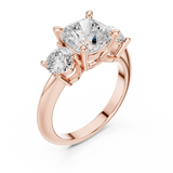 Gold Ring DDLR-900, Rose Gold, view 2