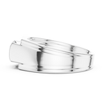 Gold Men's Ring GGR-0026, White Gold, view 3