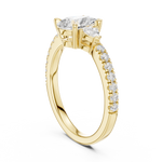 Gold Ring DDLR-860, Yellow Gold, view 1