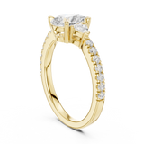 Gold Ring DDLR-860, Yellow Gold, view 1