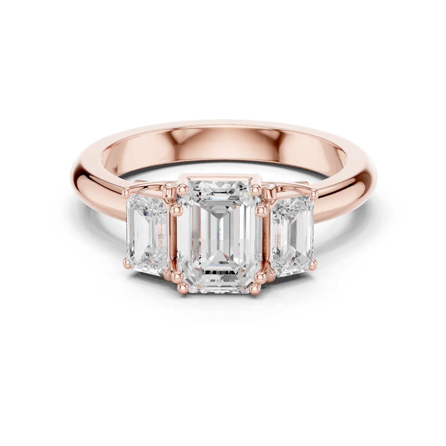 Gold Ring DDLR-1079, Rose Gold