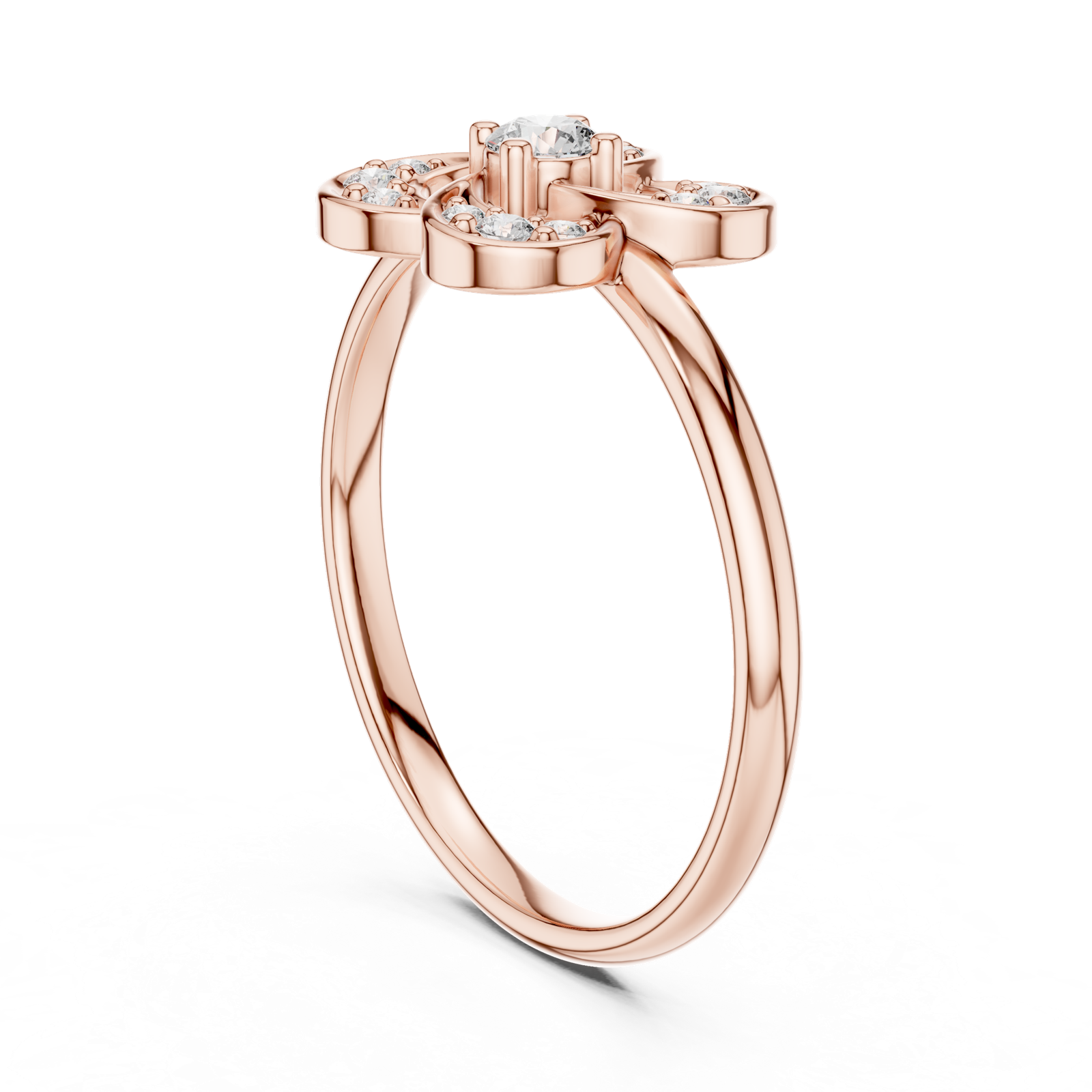 Gold Ring 1 (355), Rose Gold
