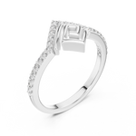 Gold Ring LR-01 (79), White Gold, view 2