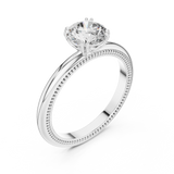 Gold Ring LR-0016, White Gold, view 2