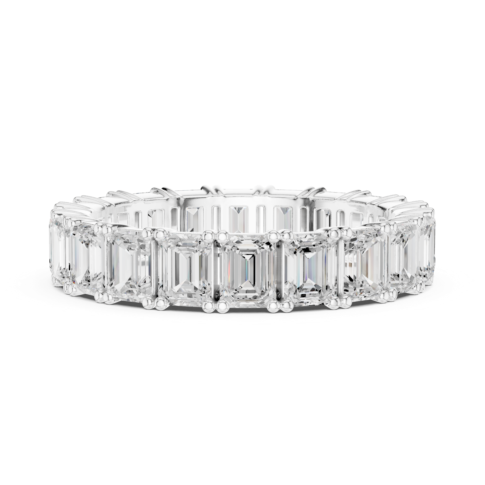 Gold Ring DDLR-626, White Gold, view 3