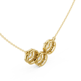 Gold Necklace ALJPD-499, Yellow Gold, view 2