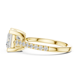 Gold Ring DDLR-880, Yellow Gold, view 3