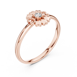 Gold Ring Ledis Ring, Rose Gold, view 2