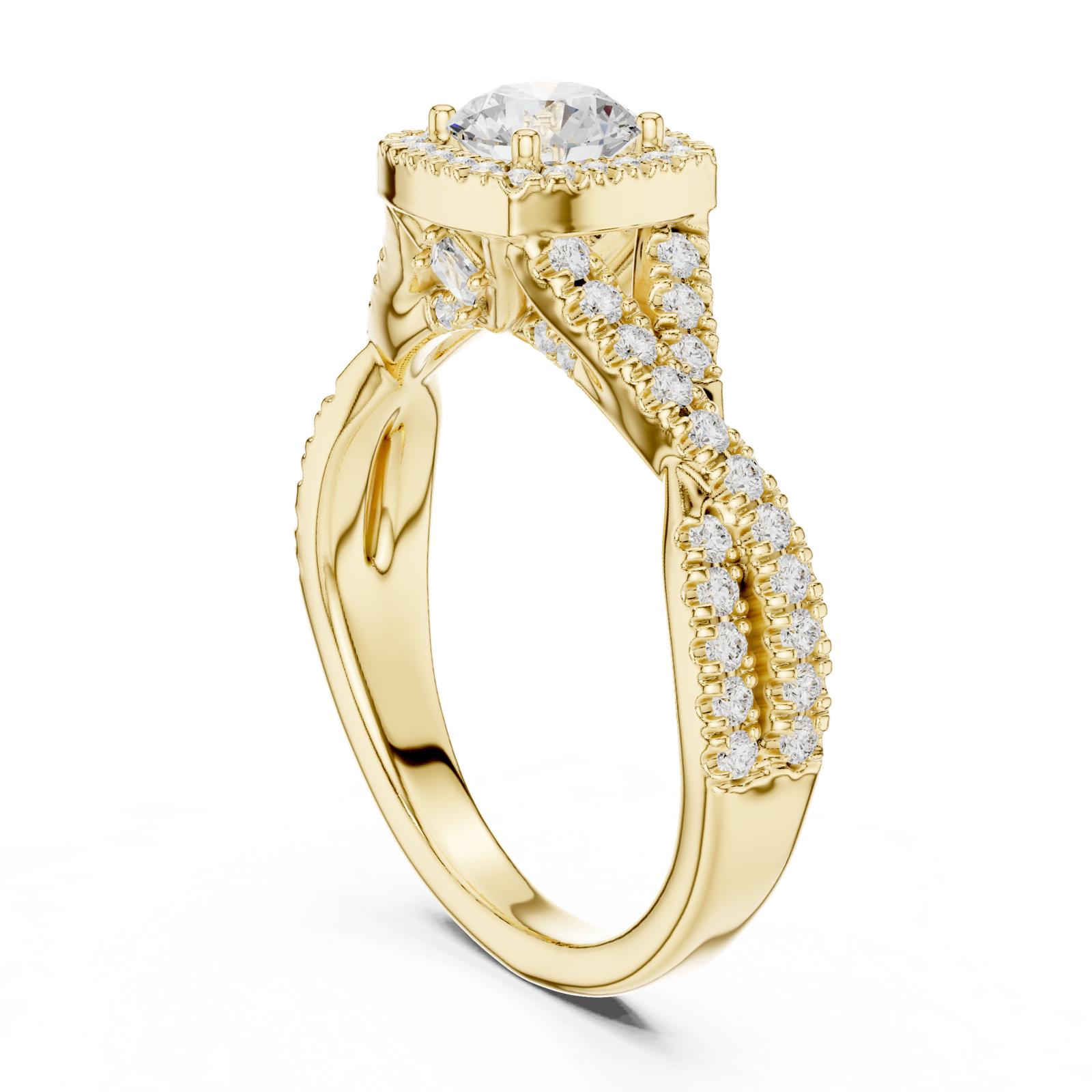 Gold Ring LR-0247, Yellow Gold, view 1