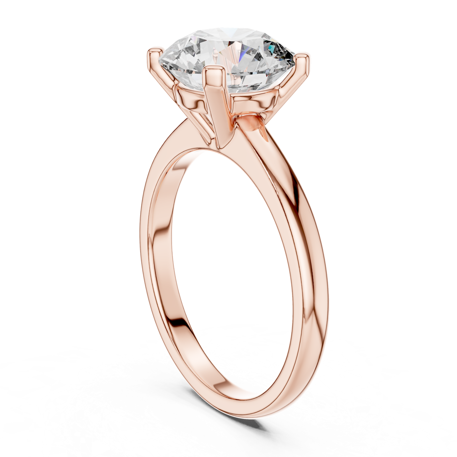 Gold Ring DDLR-065, Rose Gold, view 1