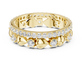 Gold Ring R30, Yellow Gold, view 4