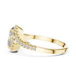 Gold Ring 00001L (48), Yellow Gold, view 3