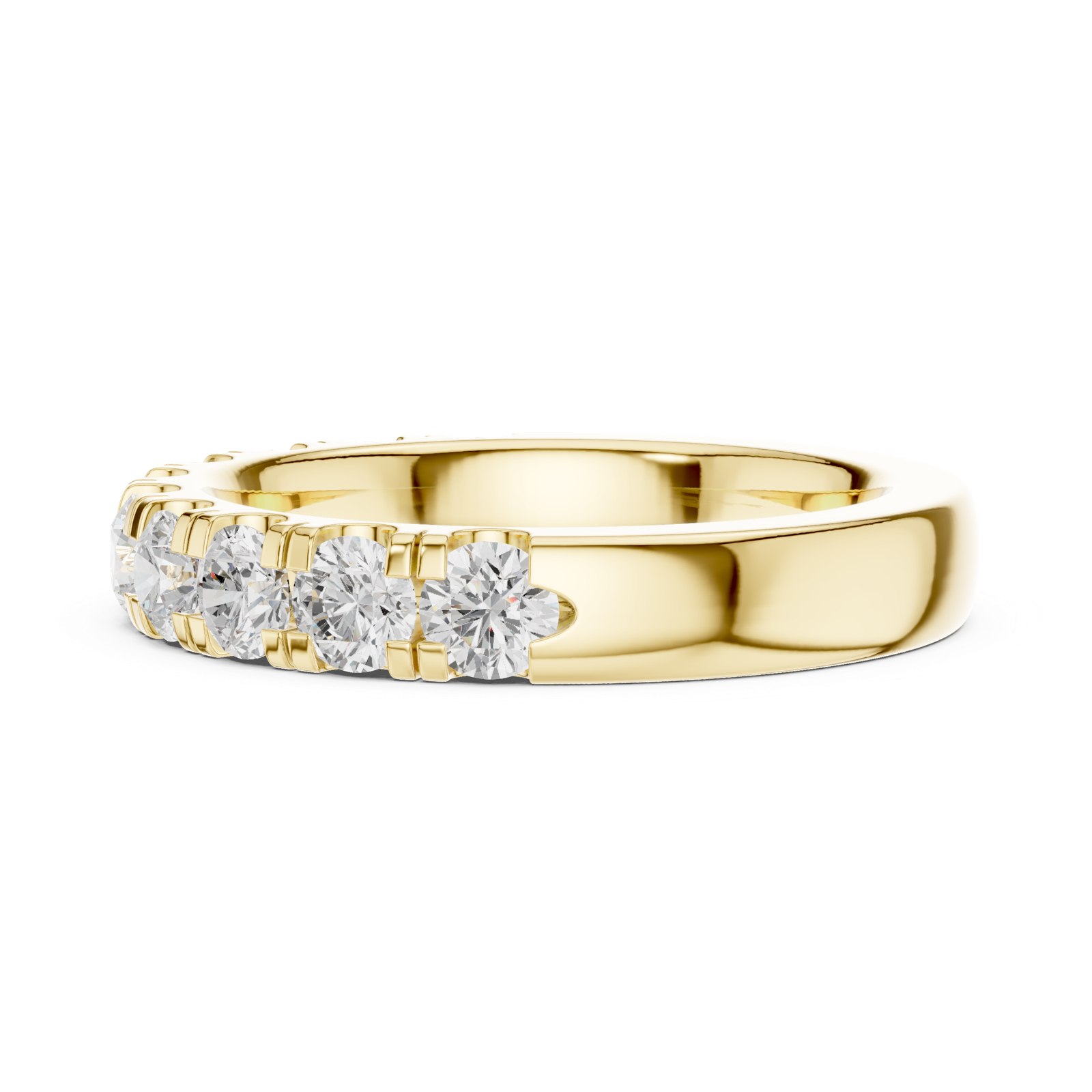 Gold Ring DDLR-598, Yellow Gold, view 3