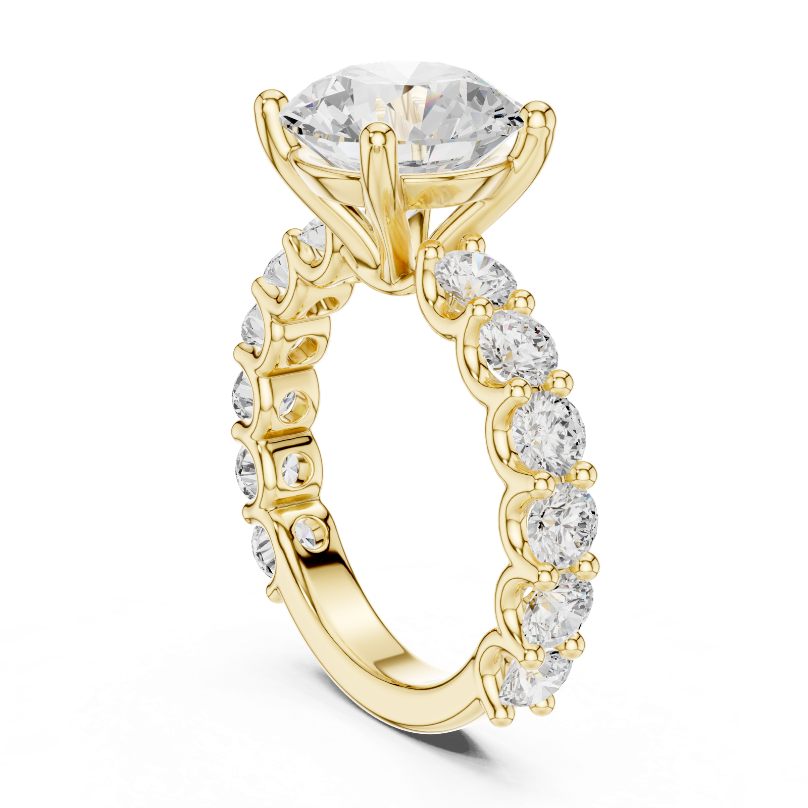 Gold Ring DDLR-846, Yellow Gold, view 1