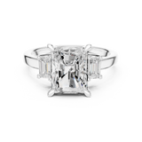 Gold Ring DDLR-286, White Gold, view 4