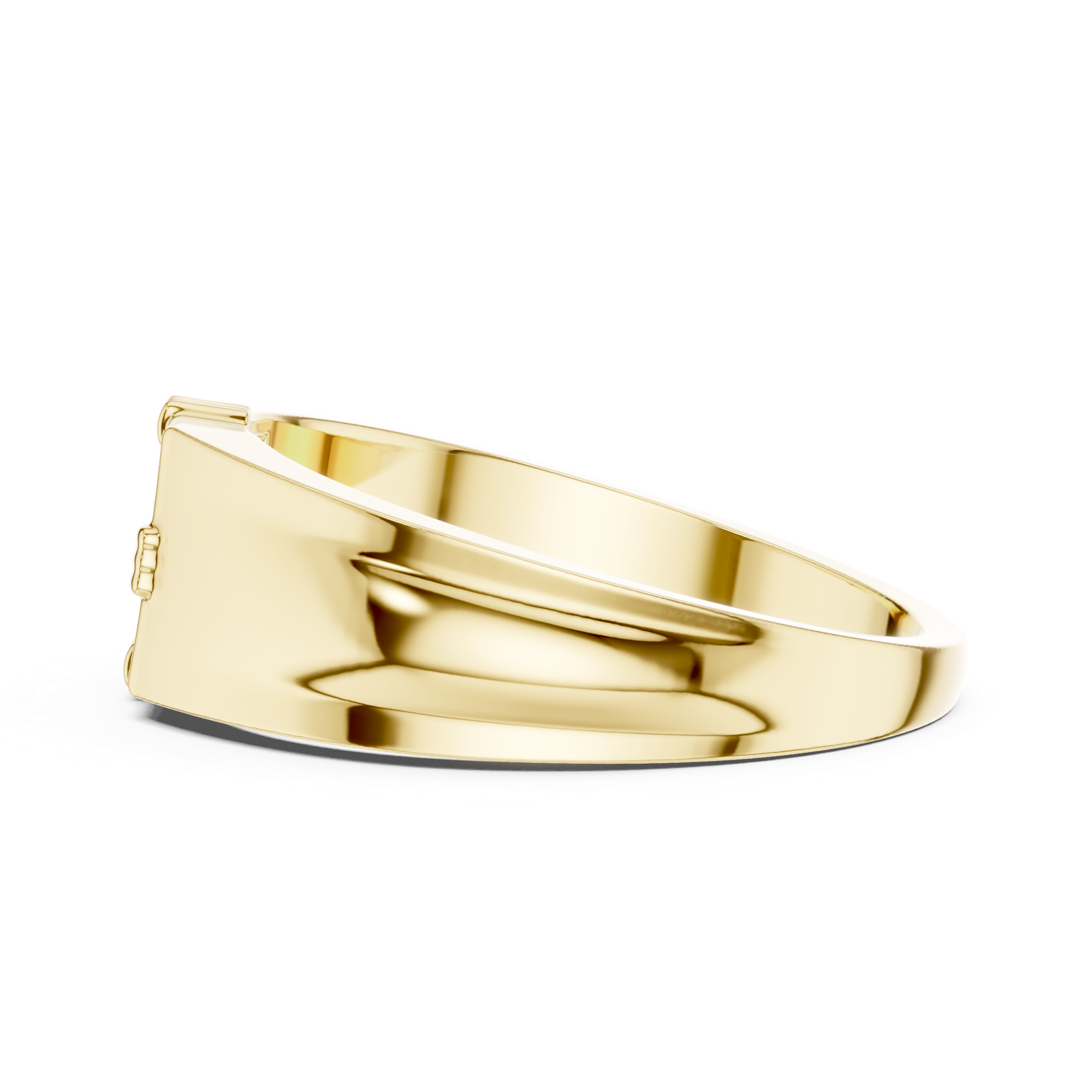 Gold Ring DR-6264, Yellow Gold, view 3