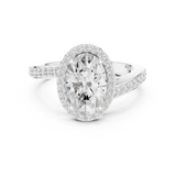 Gold Ring DDLR-434, White Gold, view 4