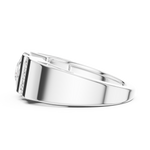 Gold Ring SBMR(43), White Gold, view 3