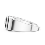Gold Ring SBMR(43), White Gold, view 3