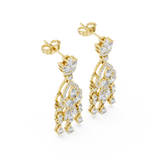 Gold Earrings AER-54, Yellow Gold