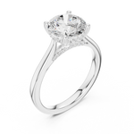 Gold Ring DDLR-991, White Gold, view 2
