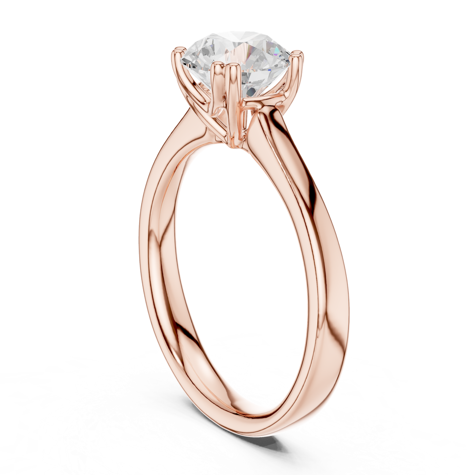 Gold Ring DDLR-639, Rose Gold
