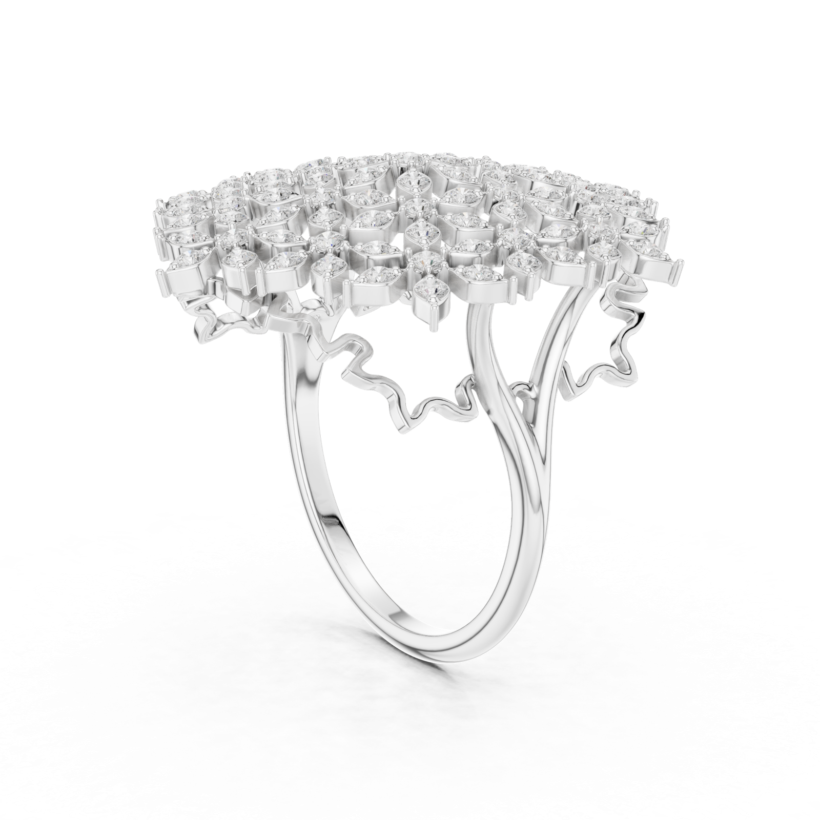 Gold Ring SBWR(47), White Gold